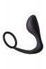 Dream Toys FANTASSTIC ANAL PLUG WITH COCKRING BLACK - korek analny z pierścieniem (czarny) Dream Toys FANTASSTIC ANAL PLUG WITH COCKRING BLACK - korek analny z pierścieniem (czarny)